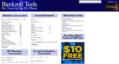 Desktop Screenshot of bankrolltools.com